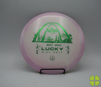 2024 Lucky Disc Golf Stamp Halo Star Leopard3