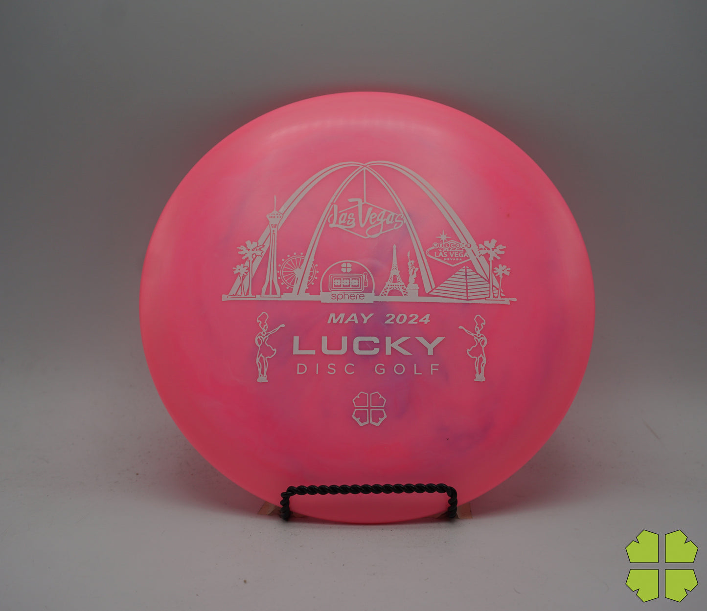 2024 Lucky Disc Golf Stamp Star Leopard3