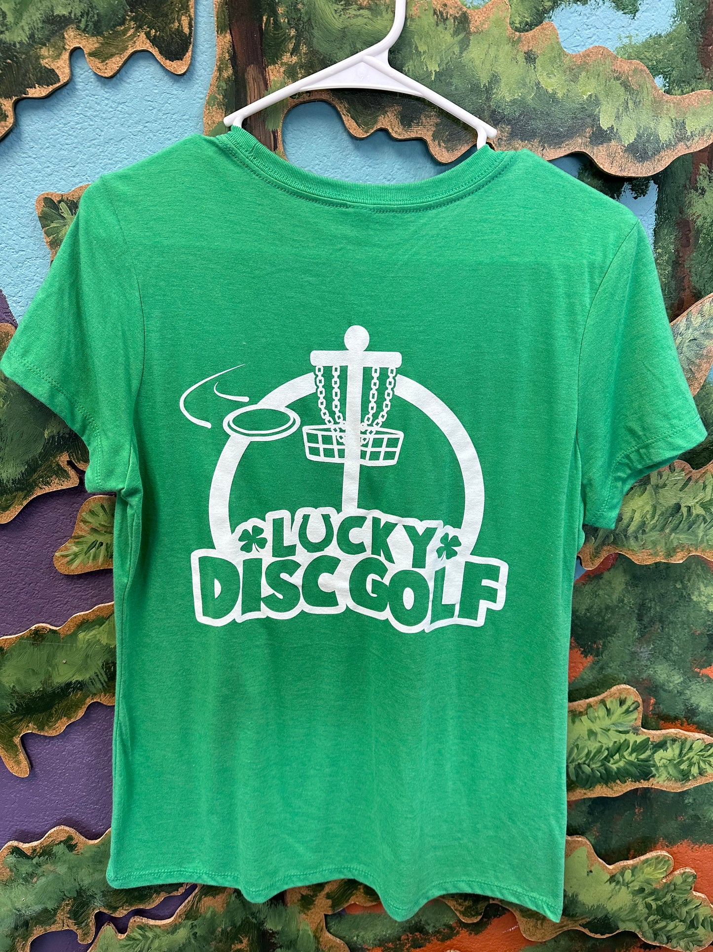 Tri Blend Womens Lucky Disc Golf Brand Shirt - Available in 7 Colors