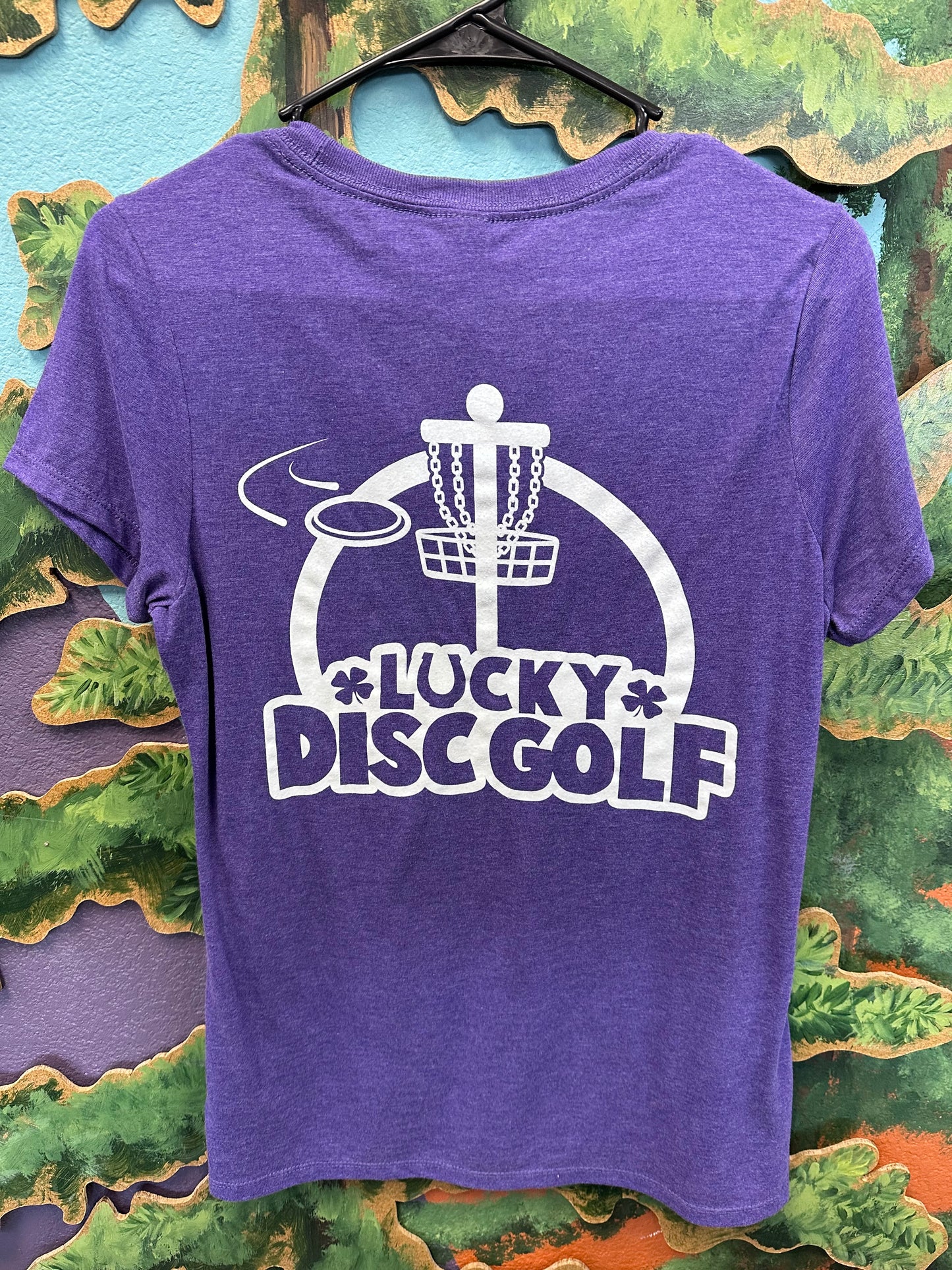 Tri Blend Womens Lucky Disc Golf Brand Shirt - Available in 7 Colors