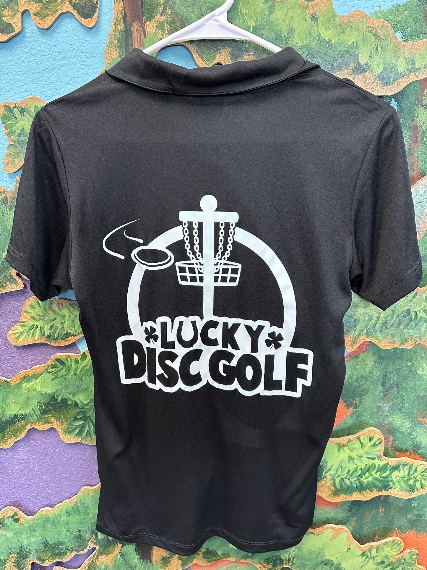 Womens Lucky Disc Golf Brand Dri Fit Polo Shirt - Available in 7 colors
