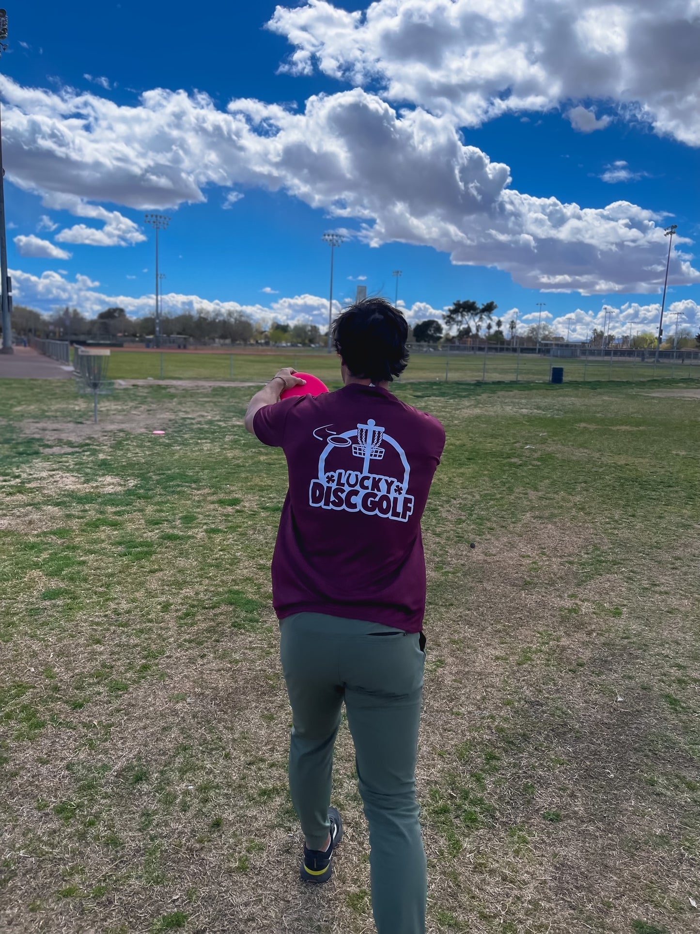 Dri-Fit Mens Lucky Disc Branded Shirt - Avail in 6 colors