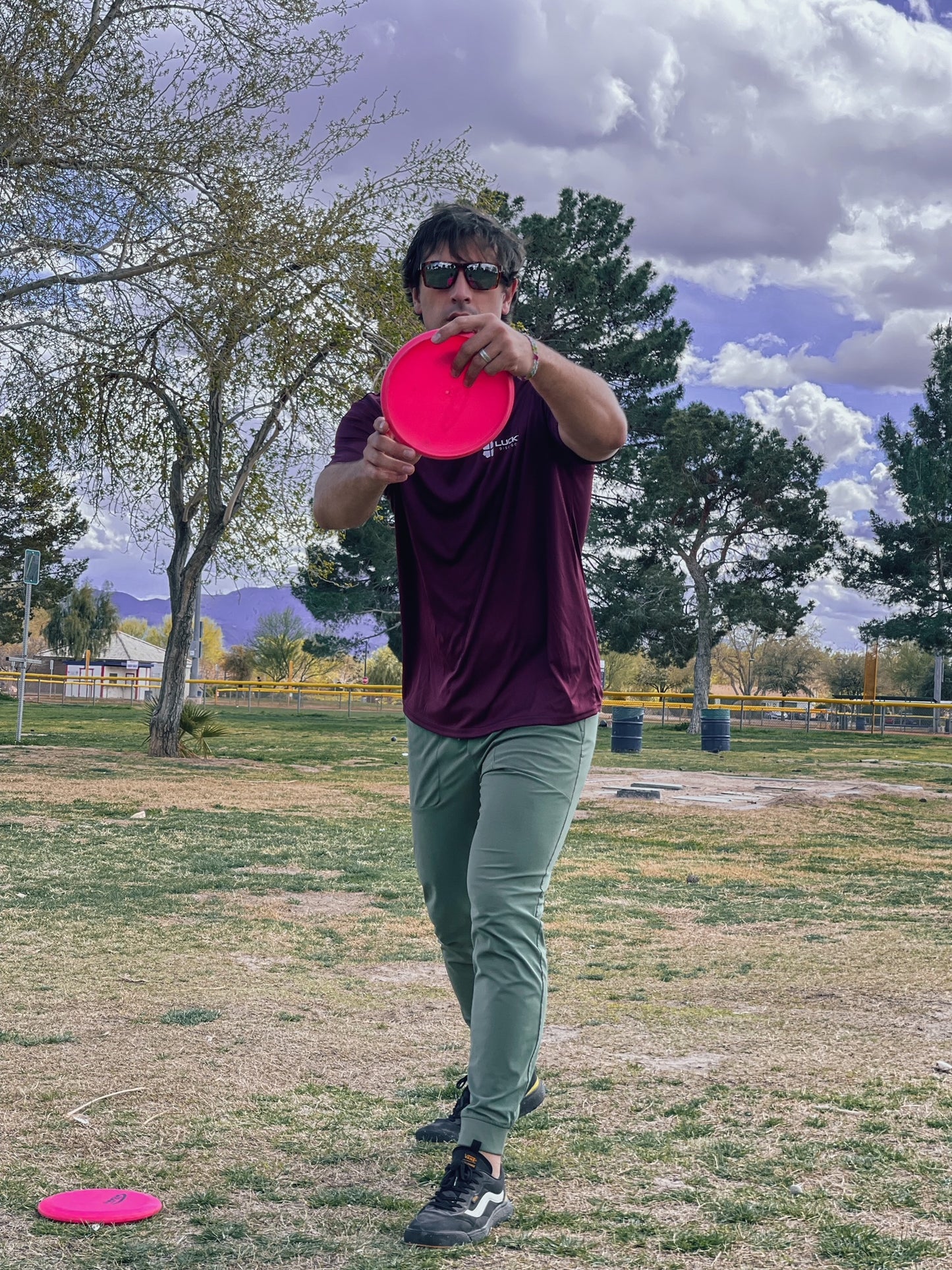 Dri-Fit Mens Lucky Disc Branded Shirt - Avail in 6 colors