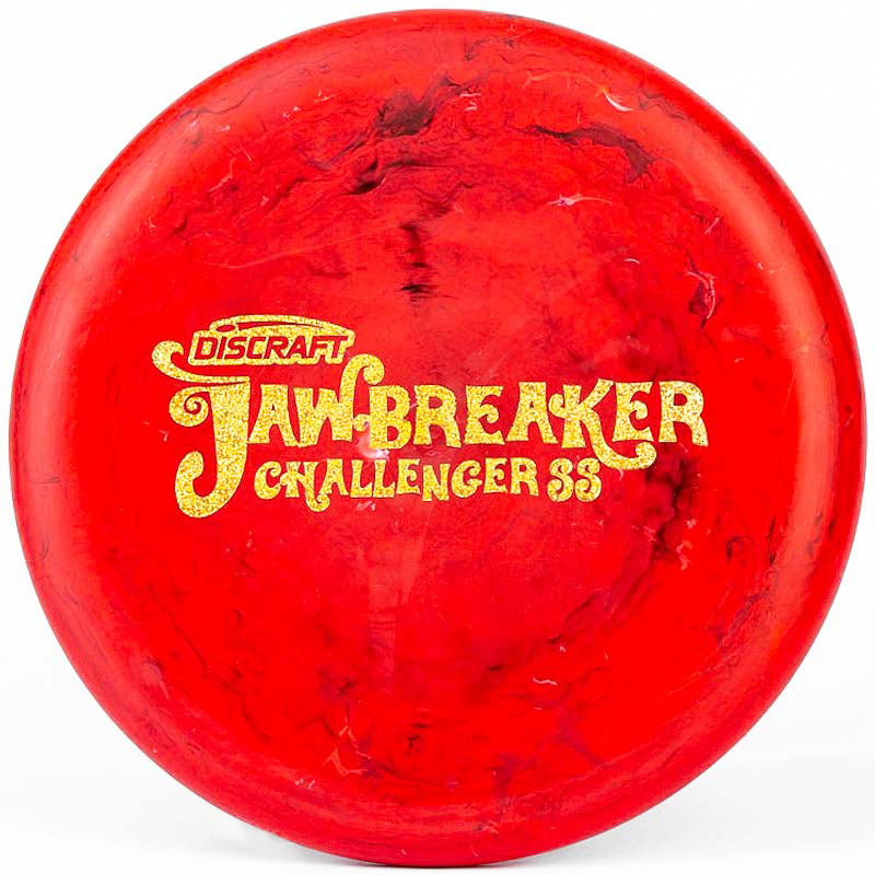 A red colored Discraft Challenger SS