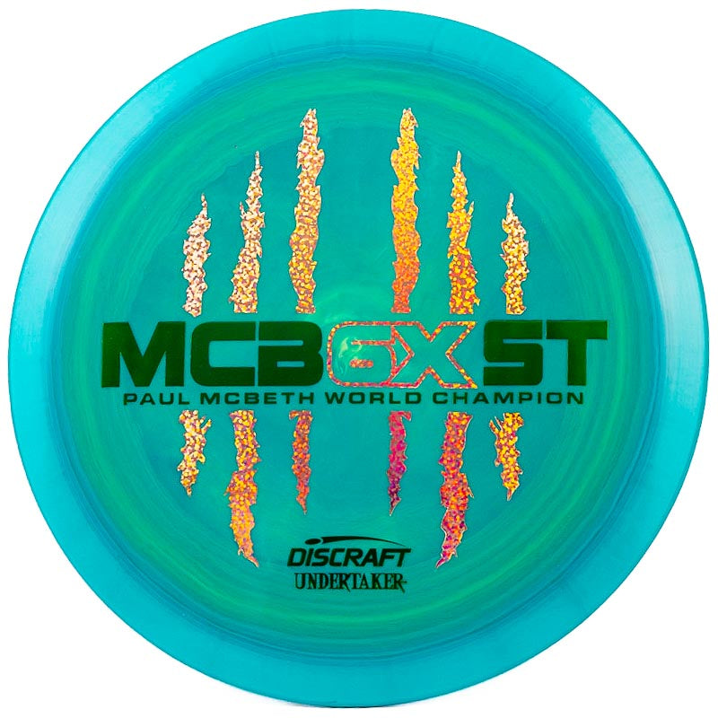 A teal colored Discraft Undertaker