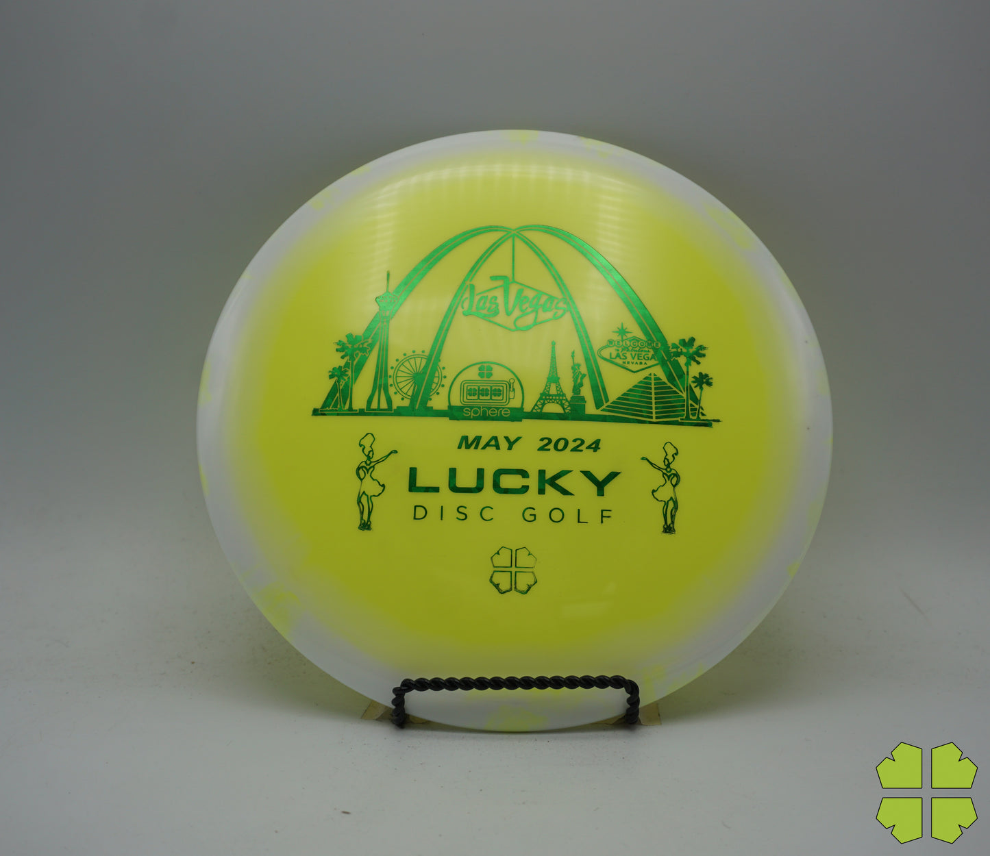 2024 Lucky Disc Golf Stamp Halo Star Leopard3