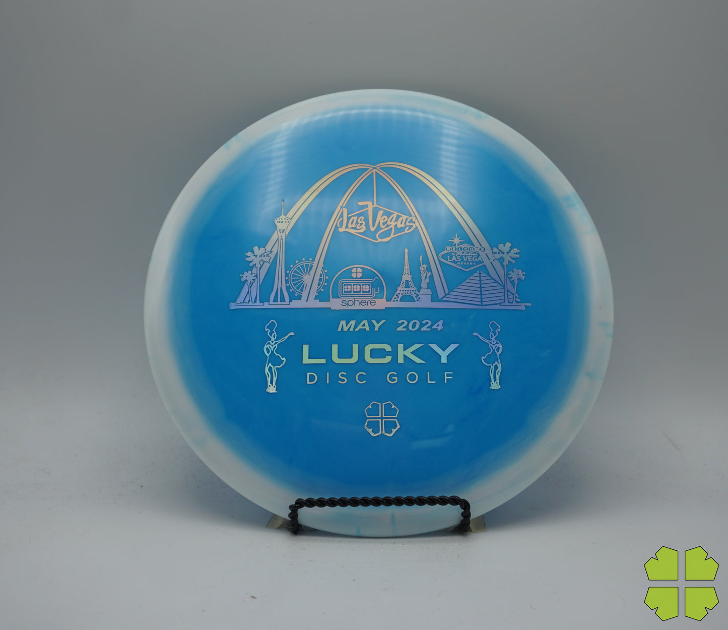 2024 Lucky Disc Golf Stamp Halo Star Leopard3