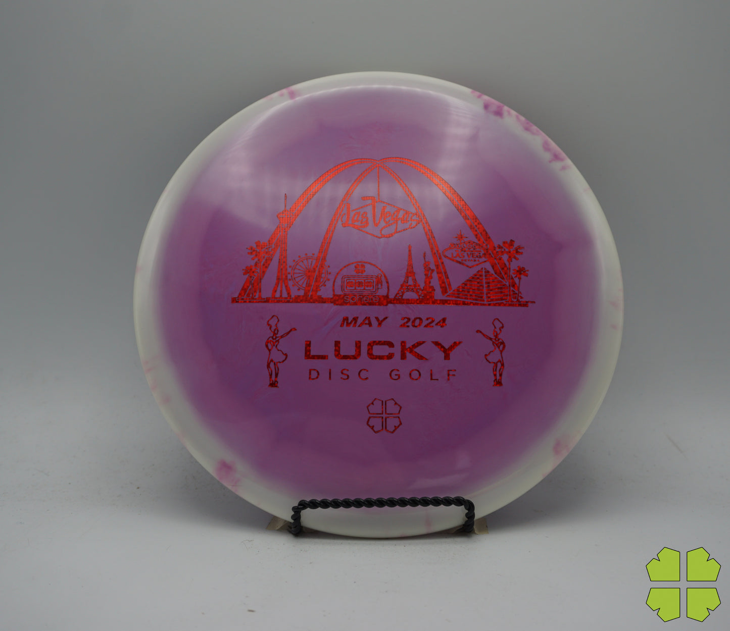 2024 Lucky Disc golf Stamp Halo Mako3