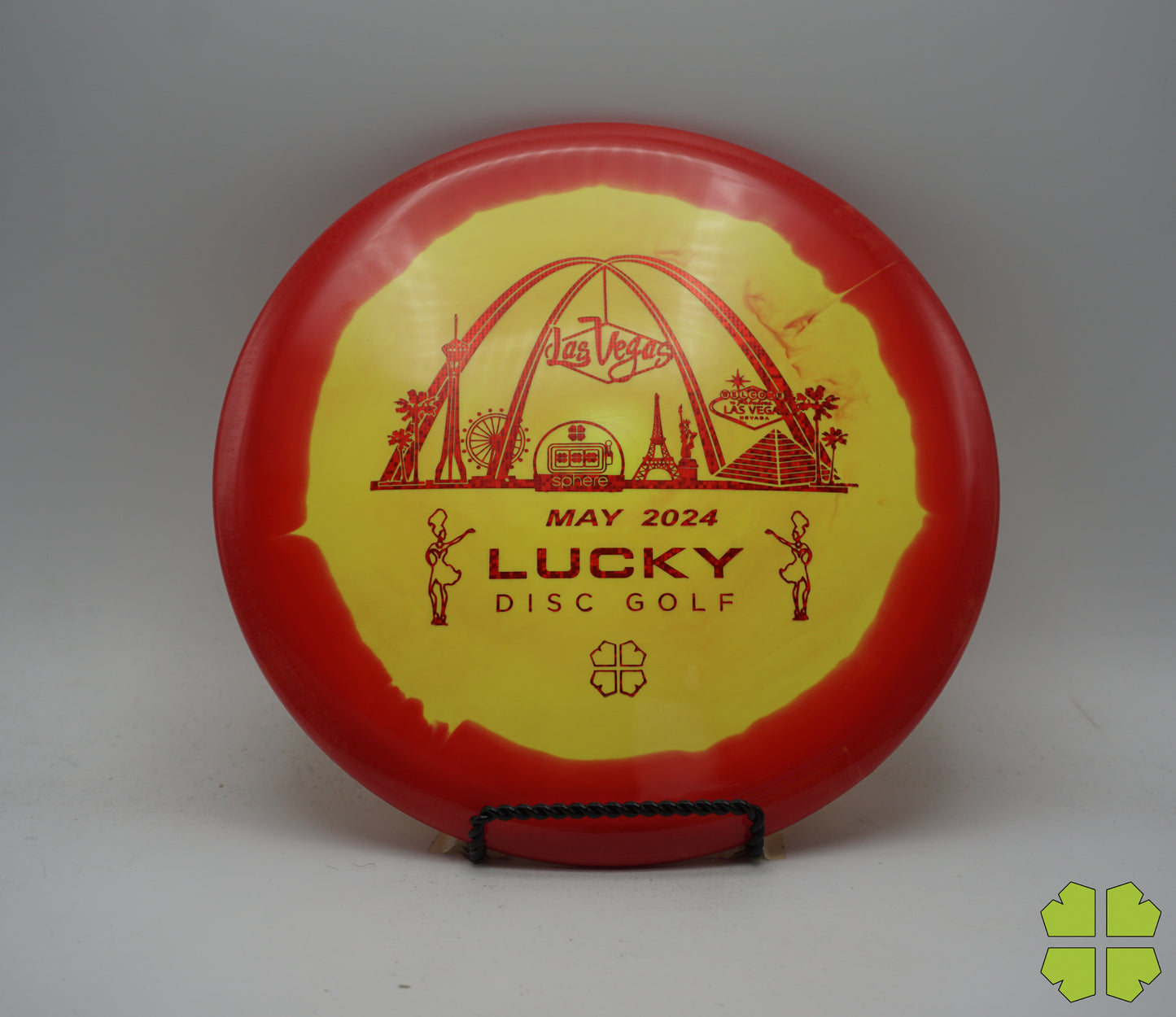 2024 Lucky Disc golf Stamp Halo Mako3
