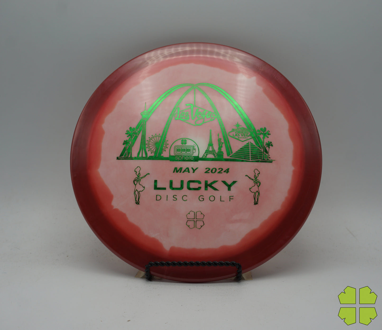 Firebird - 2024 Lucky Disc Golf Stamp Halo