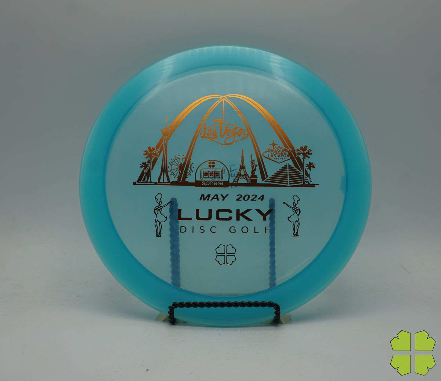 2024 Lucky Disc Golf Stamp Champion Flat-Top Firebird