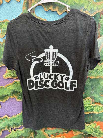 Tri Blend Womens Lucky Disc Golf Brand Shirt - Available in 7 Colors