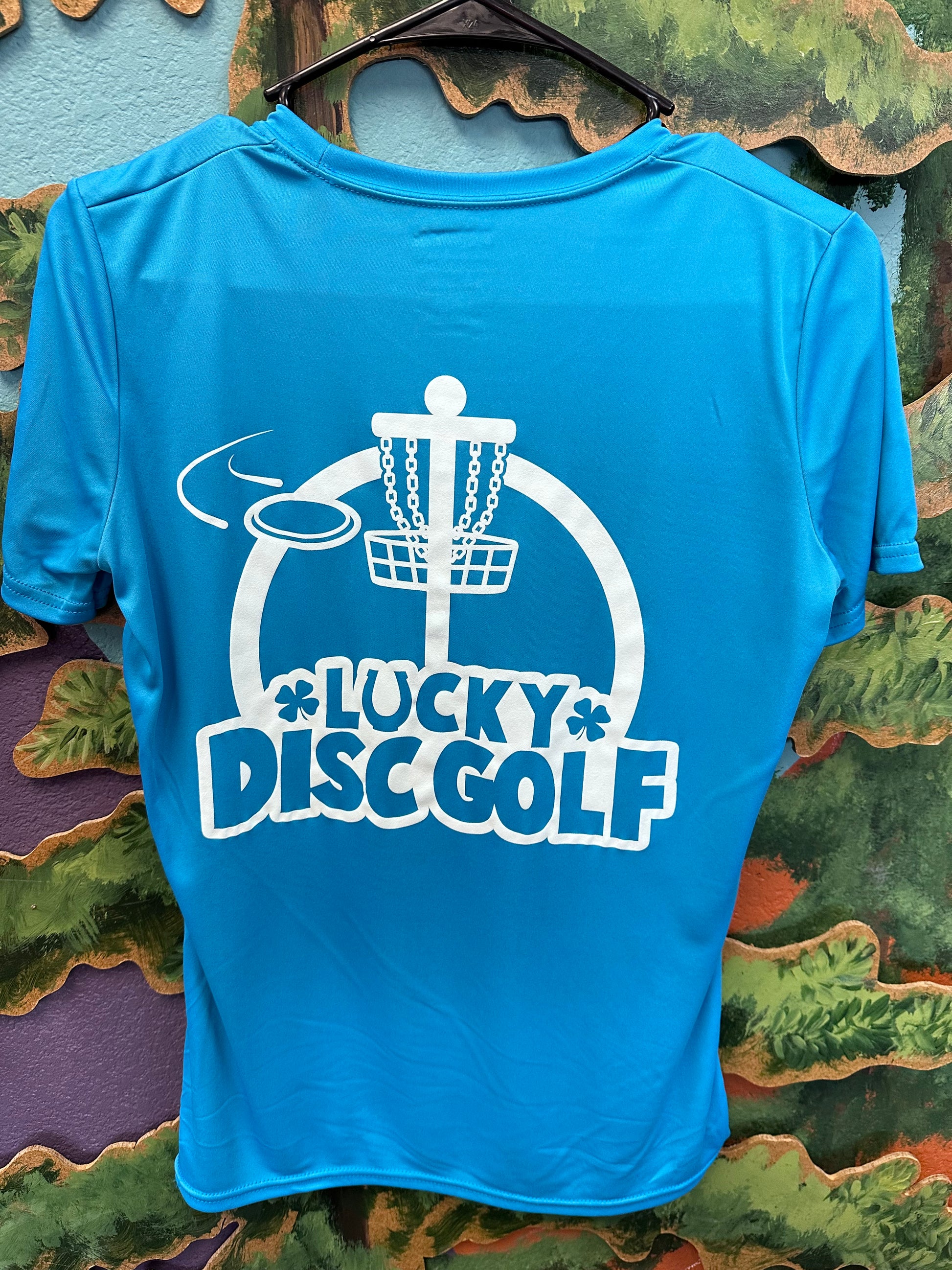 Dri Fit Womens Lucky Brand Shirt Available in 6 Colors – Lucky Disc Golf