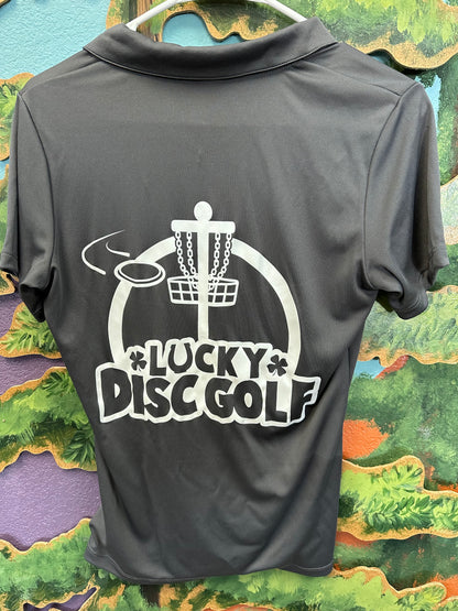 Womens Lucky Disc Golf Brand Dri Fit Polo Shirt - Available in 7 colors