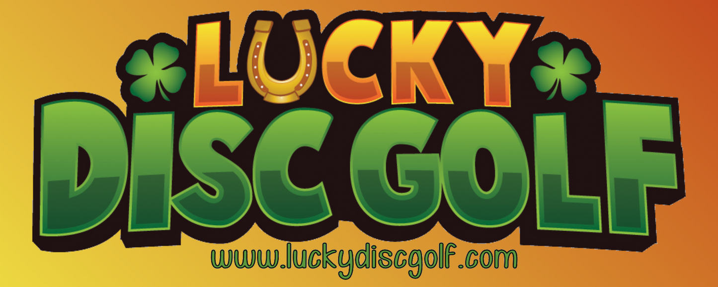 Lucky Disc Golf Banner, 2' x 5' (Using a discount code or Lucky Bucks)
