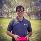 Mens Lucky Disc Golf Brand Dri-fit Polo Shirt - Avail in 4 Colors
