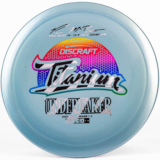Discraft Undertaker (Titanium) Blue | Rainbow Bars |  167g-169g