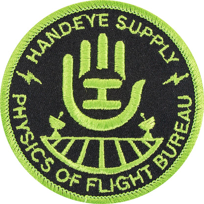 Handeye Supply Co Physics of Flight Bureau Iron On Patch